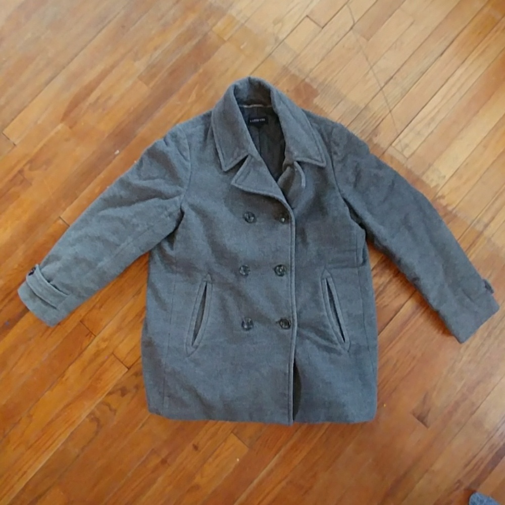 Land's End Gray Peacoat